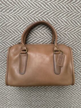 Vintage Coach Madison Satchel 9725 in Putty with Hang Tag, Made in NYC